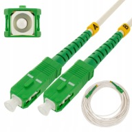 Prepojovací kábel z optických vlákien SM 9/125 SC-SC APC FTTH 20m