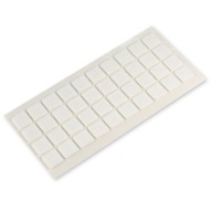 Biela plstená podložka 2x2