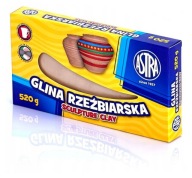 Sochárska hlina 0,520 KG biela. Poľsko