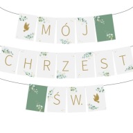 BANNER na svätý krst, botanická MEGA stuha