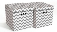 KRABIČKA KARTÓNOVÁ nádoba 2 ks MM ZIGZAG Šedá