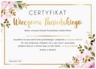 CERTIFIKÁT PRE HORNY PARTY A4 Boho II A4