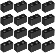 LEGO 3004 BRICK 1x2 čierna NOVINKA (12g) 16 ks.