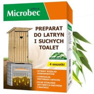 Microbec Prípravok na latríny a suché WC 4x30g Strong Action Bros