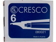 CRESCO BLUE NÁPLŇKY NA PERÁ, 6 ŠTANDARDNÝCH