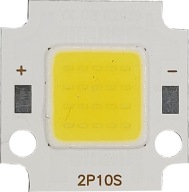 COB LED 10W, SANAN BIELA ​​6000K, 20x20, 1200lm