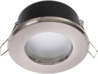 Svietidlo HALOGEN Okrúhle AQUS GU10 IP44 Satin