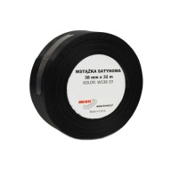 SATÉNOVÁ STUHA 38MM/32M FARBA 39 ČIERNA NÁPOJ