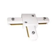 TRACK LIGHT Biely konektor lampy typu T