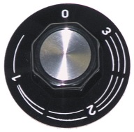 Gombík regulátora 1-3 pr. 50 mm držiak 6 x 4,6 mm