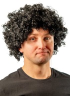 Čierna afro parochňa Klaun Klaun Savage Africa