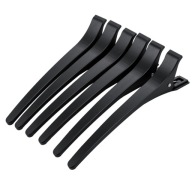 Spony Sponky Kadernícke Sponky do vlasov Čierne ROVNÉ 12,5cm 6 KS