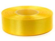 STUHA saténová stuha 25mm 32m ŽLTÁ