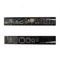 Odolné pravítko PCB pre elektroniku 15 CM SMD 6 palcov pozlátené obojstranné