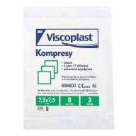 VISCOPLAST sterilné obklady 7,5cm x 7,5cm, 3 kusy