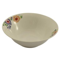 Keramická kvetinová šalátová misa 18 cm