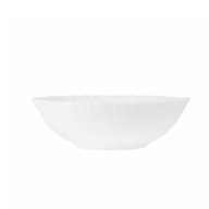 MISKA NA ŠALÁT BIELA ​​MISKA 23CM OPÁLOVÁ ZAHRNUTÁ MISKA