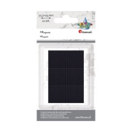Samolepiace magnety obdĺžnikové 12,7x25mm 12 ks