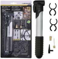 DUNLOP ALU RUČNÁ BICYKLOVÁ PUMPA 20 cm 3 adaptéry
