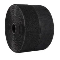 LuxTextil VELCRO PÁSKA SILNÁ NA ŠITIE 25 mm SADA 2 STRAN ČIERNA 1 meter
