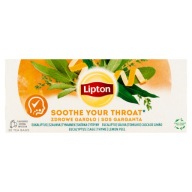Bylinkový čaj prírodná príchuť Lipton Zdrowe Gardło 20 sáčkov 26g