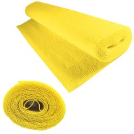 Taliansky krepový papier, žltý hodvábny papier, 180g, 50x250 cm, žltý