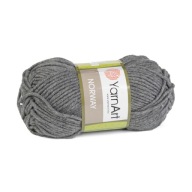 100g hrubá akrylová priadza YarnArt Norway grey 29