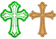 VEĽKONOČNÁ formička EASTER Vykrajovačka na perníčky Cross 8cm