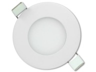 Plochý SLIM LED 3W panel so studenou farbou pre zavesený strop