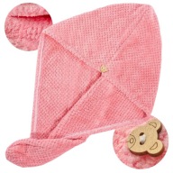 Vlasový turban, mikrovláknový uterák na sušenie, ružová SEOL Cosmetics