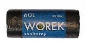 Vrecia na odpadky 60 l, 50 HDPE ks