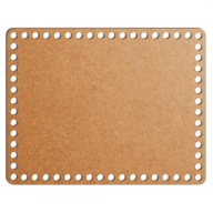 šedý základný košík dno 22x28cm HDF obdĺžnik