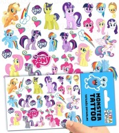 UMÝVAJÚCE DOČASNÉ TETOVANIE PRE DETI MY LITTLE PONY ORIGINÁLNE DIZAJNY