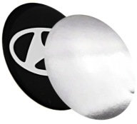 Silikónový emblémový odznak 60mm pre Hyundai 6cm