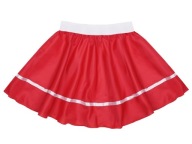 Elastická sukňa, ČERVENÝ outfit, 34 cm