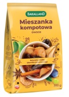 BAKALLAND Kompótová zmes - Sušené ovocie na kompót - Sušené 300g