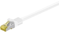 CAT6A S/FTP (PiMF) sieťový kábel s CAT7 biely 2 m