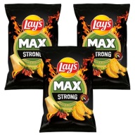 Lay's Max Strong s príchuťou syra a feferónky 3x 120 g