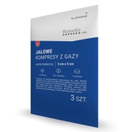 BIOCANTO STERILNÉ GÁZOVÉ KOMPRESY 5cm x 5cm x 3 ks