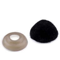 ČIERNY SEMIŠ MASKOT NOS 10x12 mm