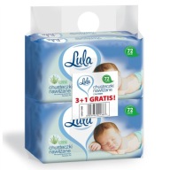 LULA Vlhčené obrúsky s ALOE 4x72 ks