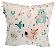 LiLo FLUFFY VANKÚŠ jasiek 30x30 pre deti bavlna100% silikónová gulička