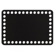 čierny základný košík dno 13x19cm HDF obdĺžnik