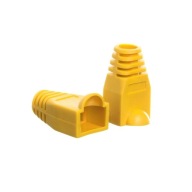 Kryt zástrčky Netrack RJ45 8p žltý (100 ks)
