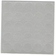 Samolepiaci uzáver 14mm sivý hliník F534 25 ks
