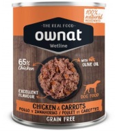 Ownat Dog Wetline kura a mrkva 395g