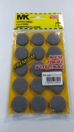 Šedé okrúhle plstené podložky 25 mm
