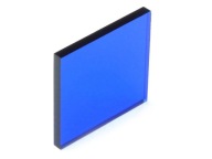 Plexisklo, modré plexi, priehľadné. rozmer 3 mm