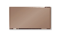 Hnedý zrkadlový obklad BRONZE na stenu, 10x30 fáza