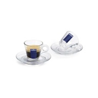 Šálka ​​na espresso Lavazza 70ml, podšálka, sklo, 1 ks